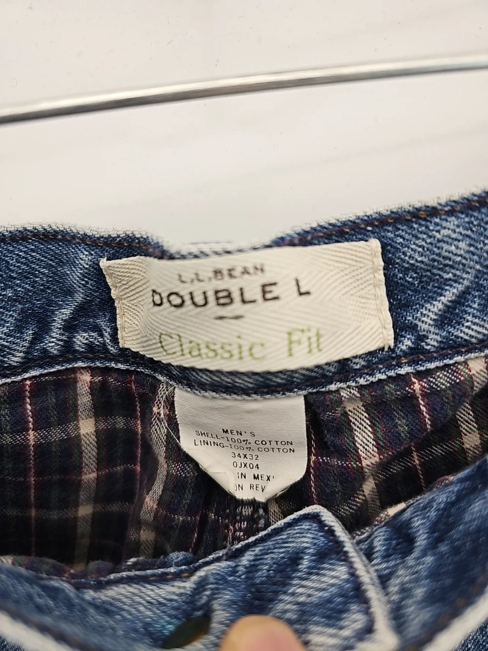 L.L.Bean Flannel Lined Jeans